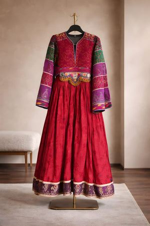 Vintage Afghan Dress