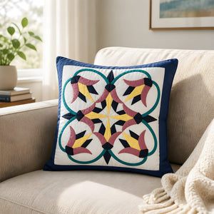 Hand-Stitched Khayamiya Art — Cushion Cover & Wall Hanging