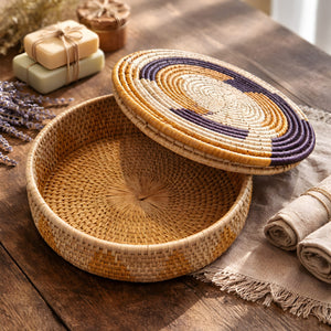 Natural Handwoven Storage Basket