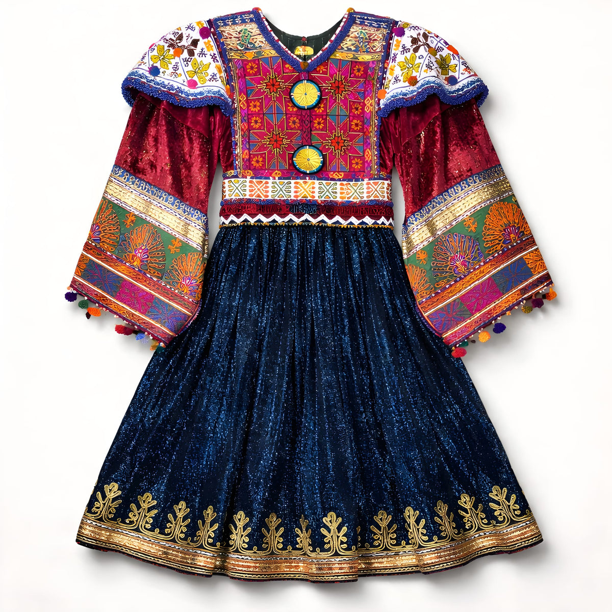 1970s Afghan Dress
