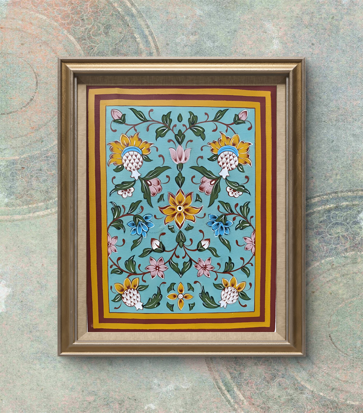 Fresco art inspired by Masjid Wazir khan