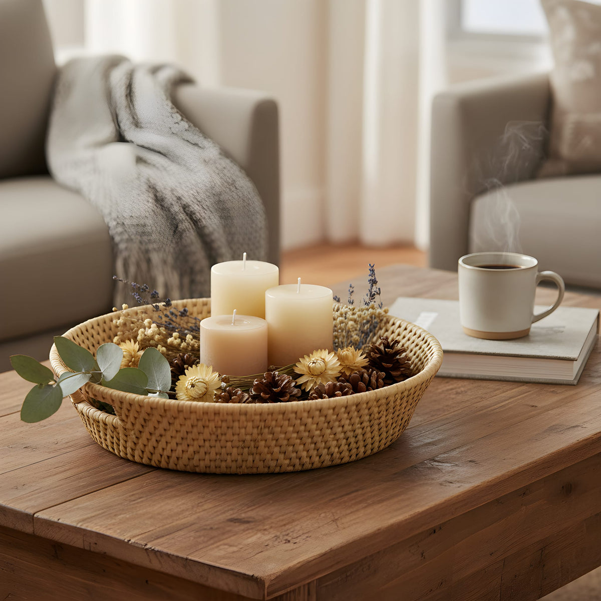 Handmade Natural Bread Basket