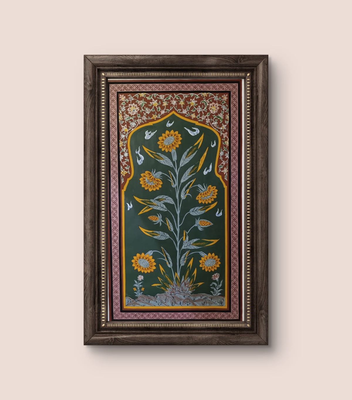 Fresco art inspired by Masjid Wazir Khan