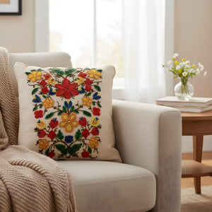 Handmade Beadwork Cushion Cover
