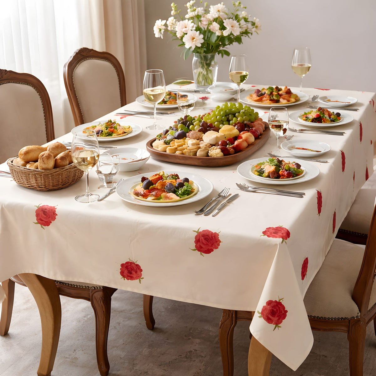 Hand painted Table Cloth
